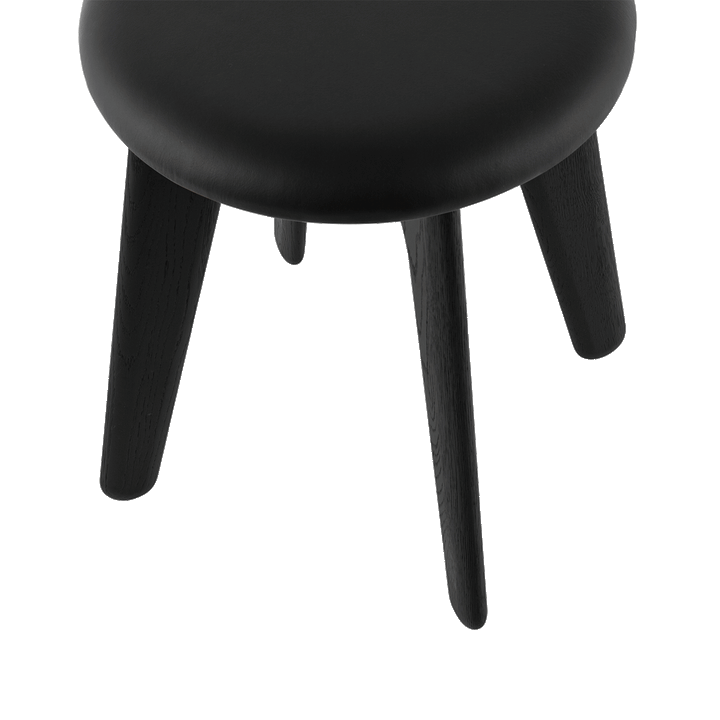 tom dixon | slab stool | black oak + leather