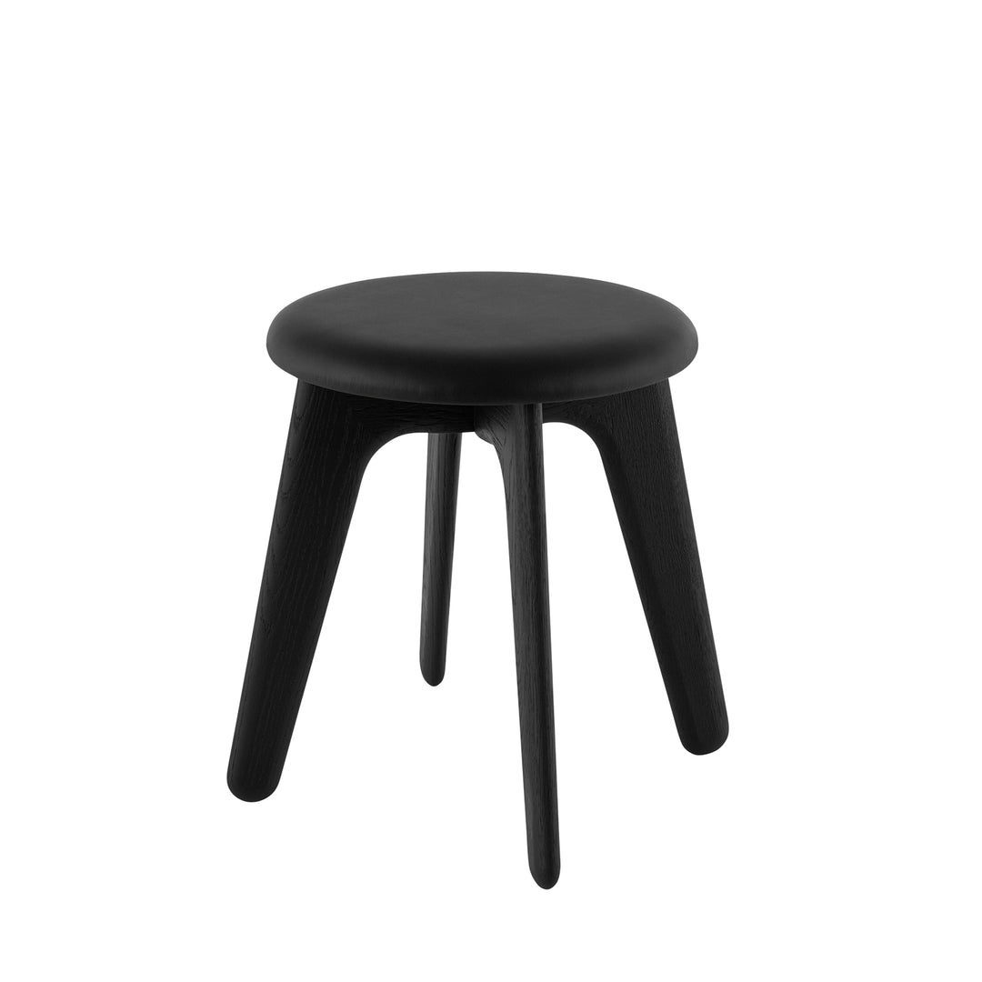tom dixon | slab stool | black oak + leather