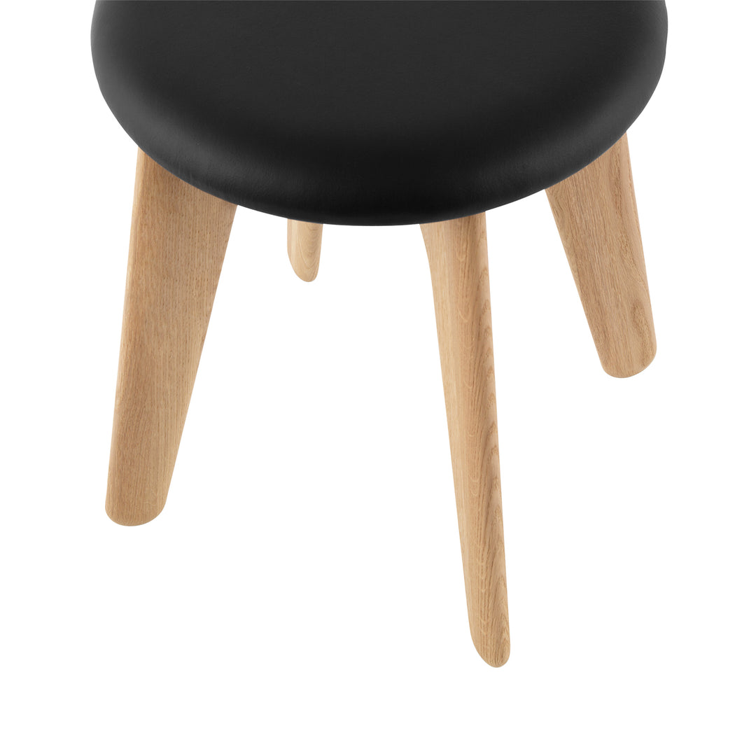 tom dixon | slab stool | natural oak + leather