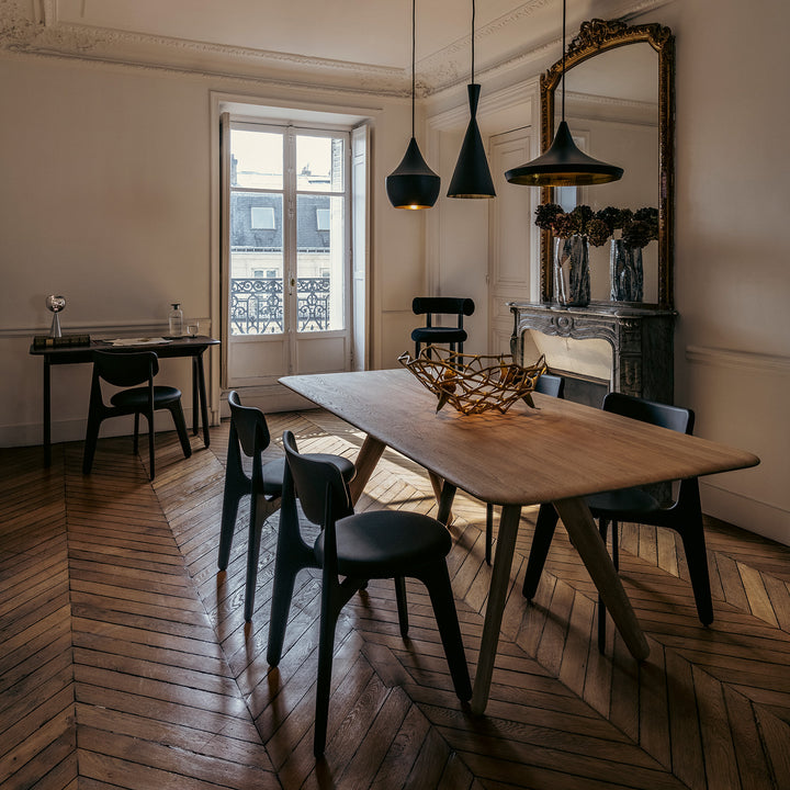 tom dixon | slab table | fumed oak 200x95cm - DC