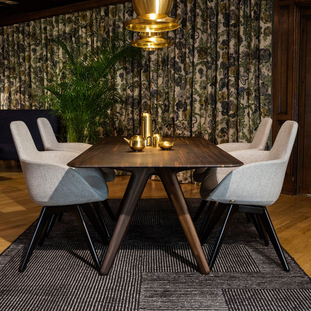 tom dixon | slab table | fumed oak 200x95cm - DC