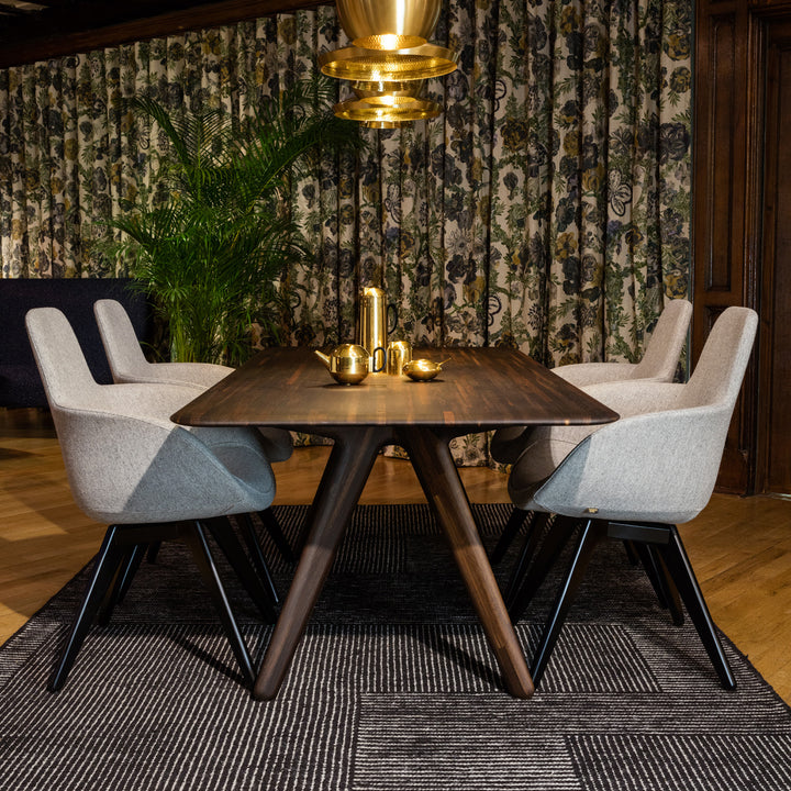 tom dixon | slab table | fumed oak 200x95cm - DC