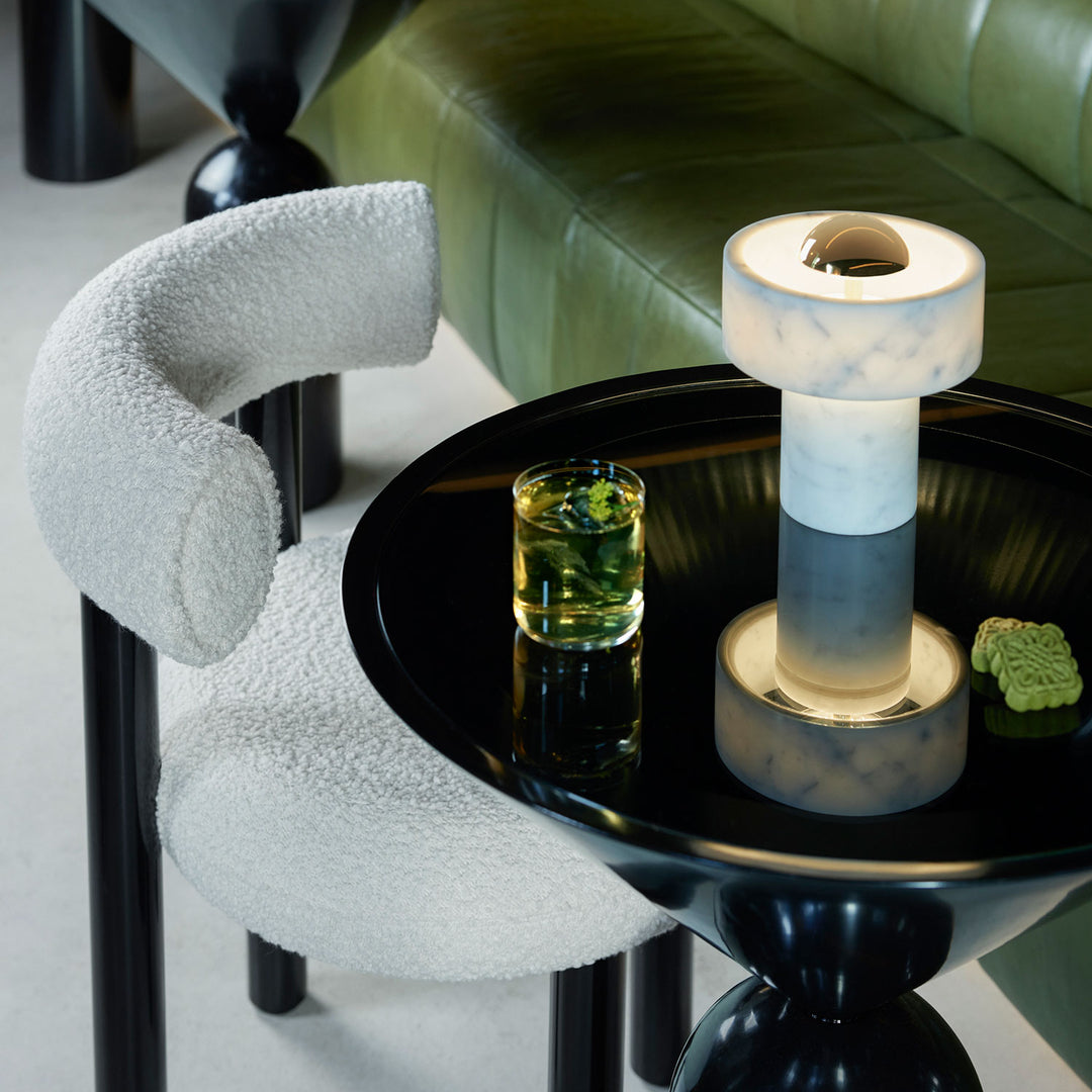 tom dixon | stone portable lamp | brass