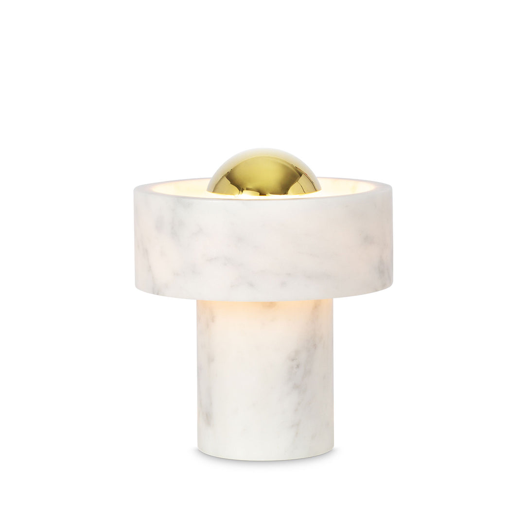 tom dixon | stone portable lamp | brass