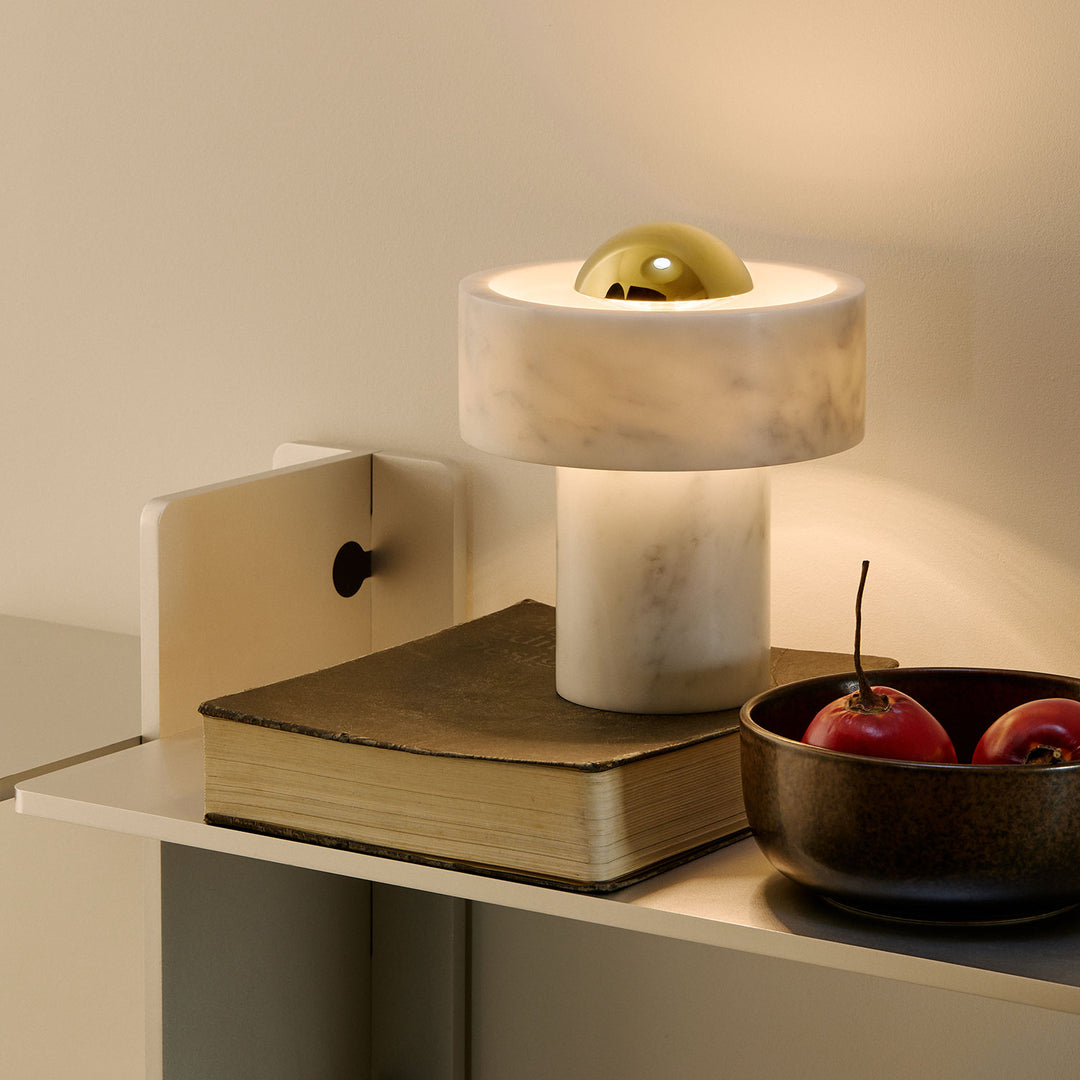 tom dixon | stone portable lamp | brass