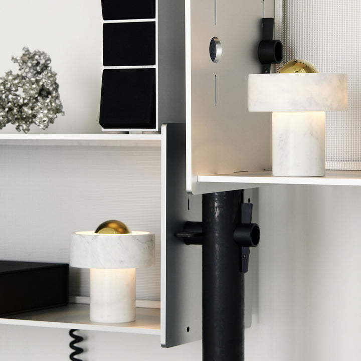 tom dixon | stone portable lamp | brass