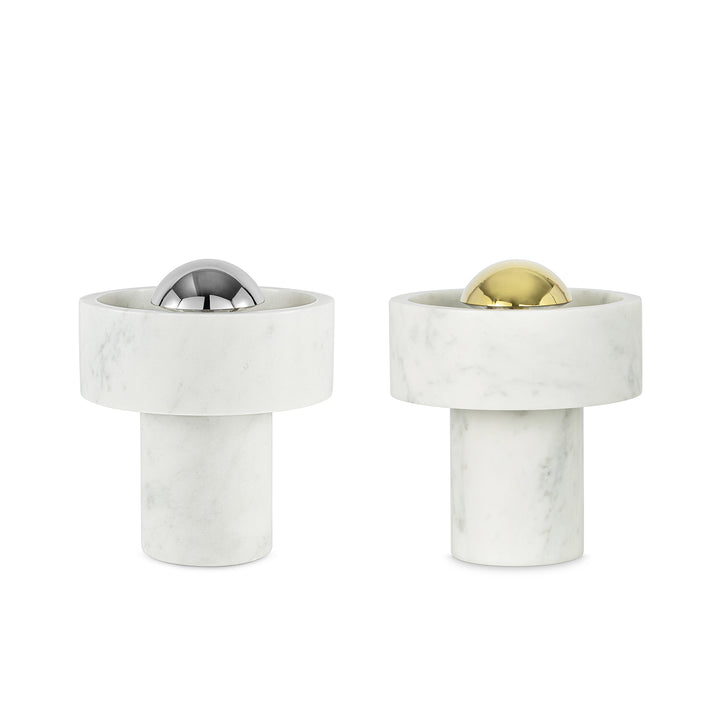 tom dixon | stone portable lamp | silver