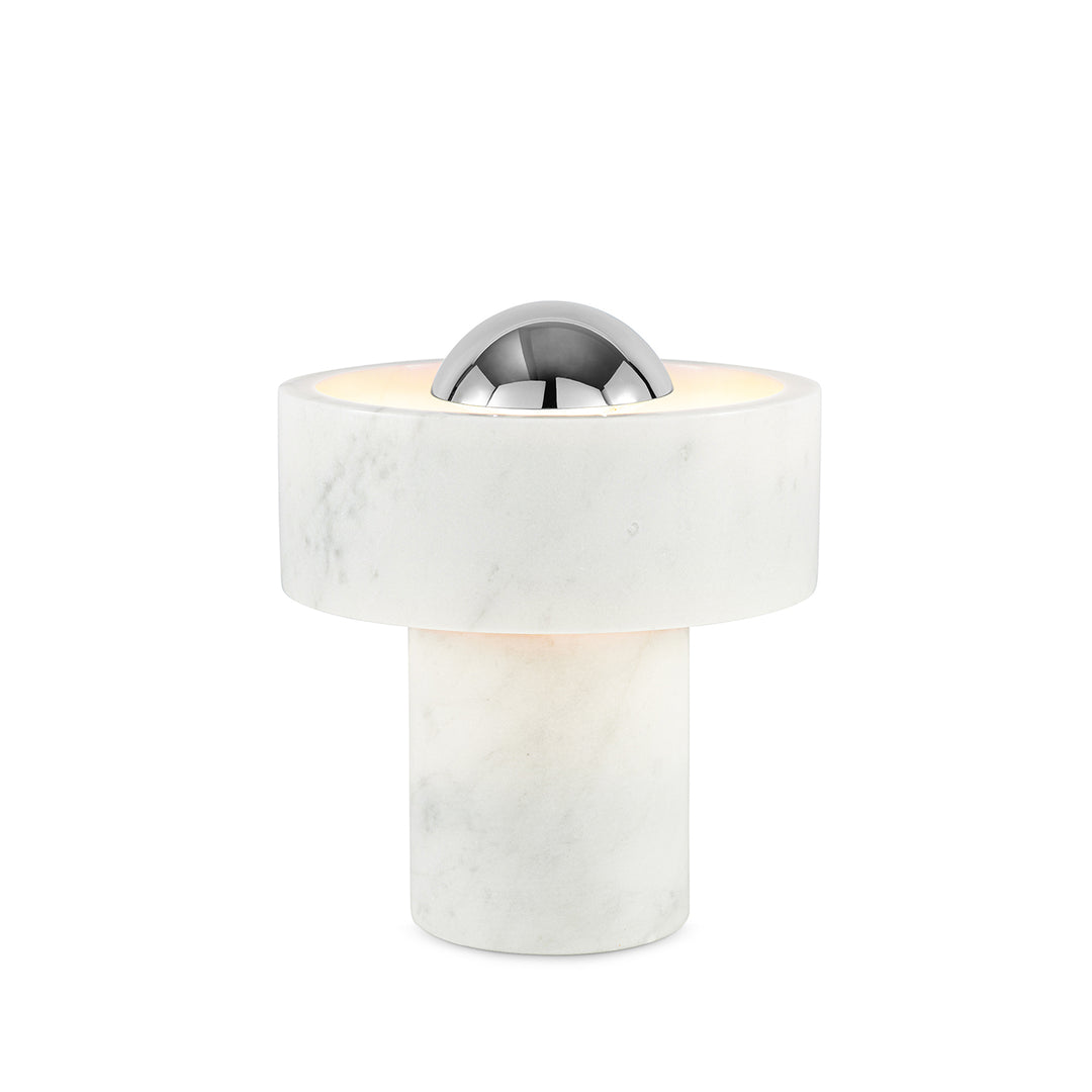 tom dixon | stone portable lamp | silver