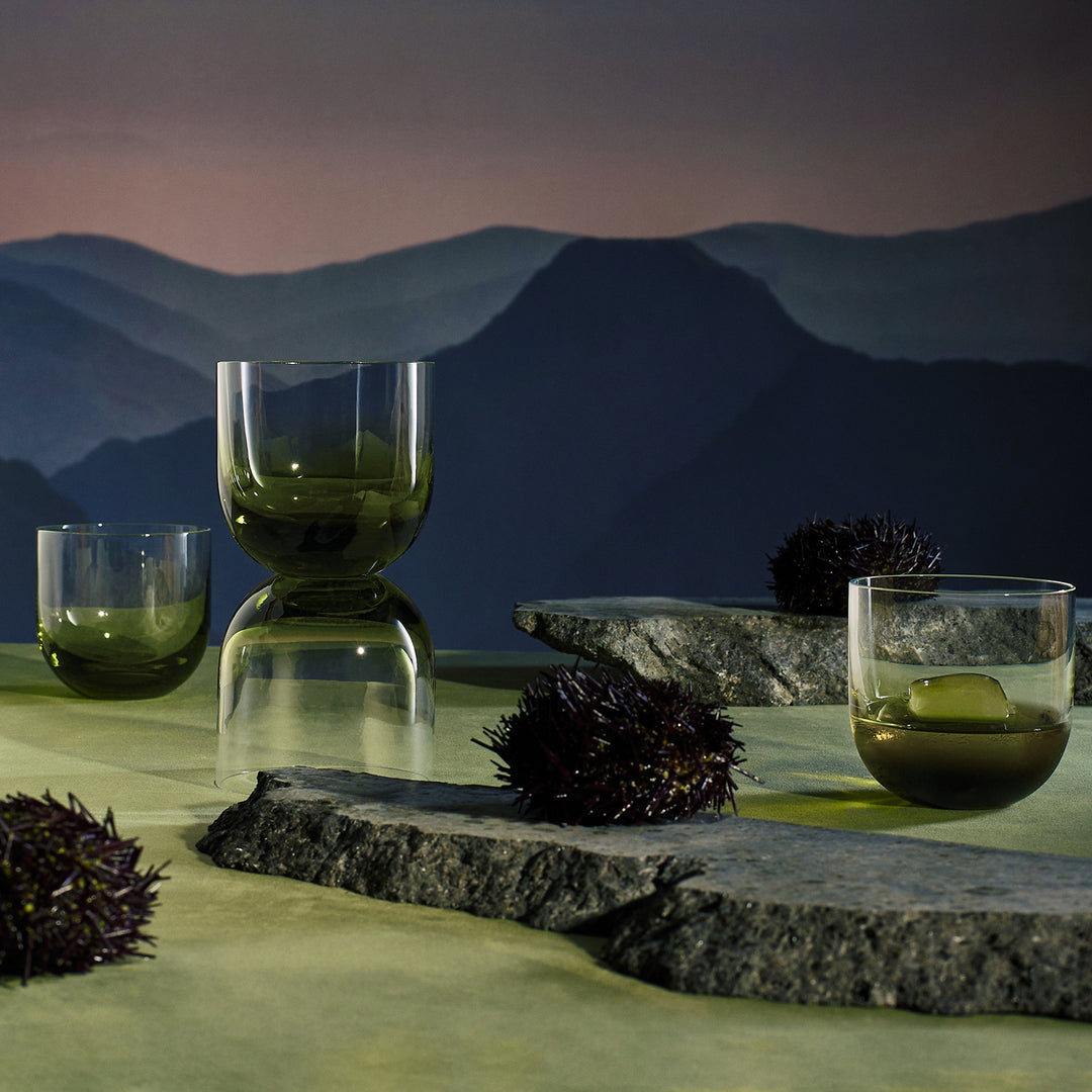 tom dixon | tank whisky glass | set of 4 | green - limited edition