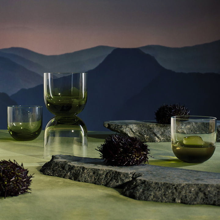 tom dixon | tank whisky glass | set of 4 | green - limited edition