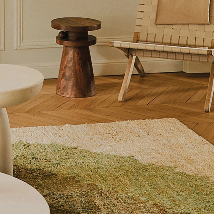 toulemonde bochart | theo anis rug | green jute rug | 250cm - 350cm