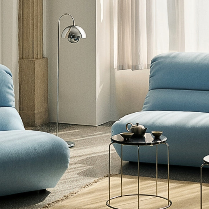 &tradition | flowerpot VP12 floor lamp | chrome