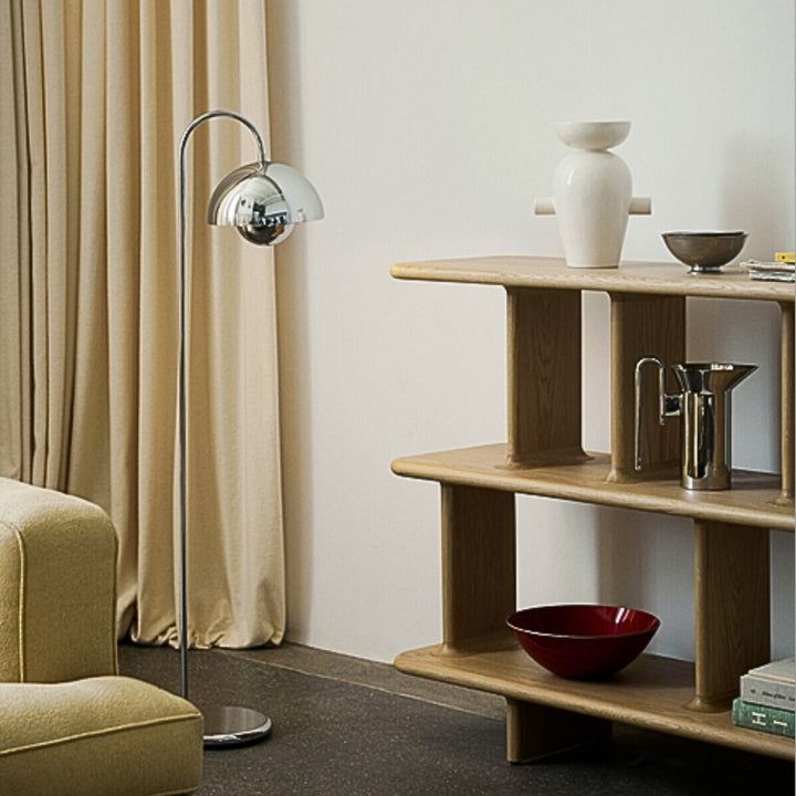&tradition | flowerpot VP12 floor lamp | chrome