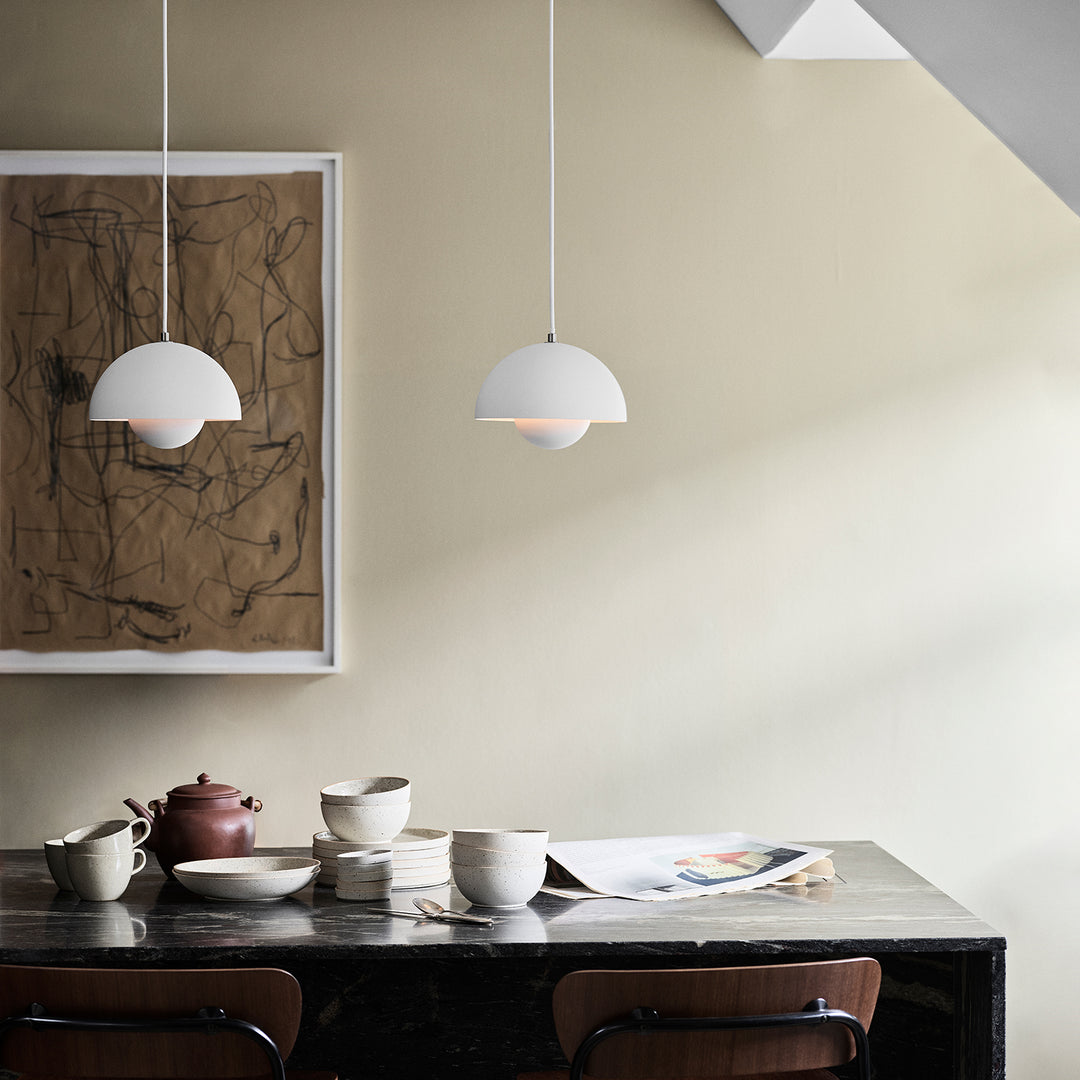 &tradition | flowerpot VP1 pendant lamp | matte white 23cm