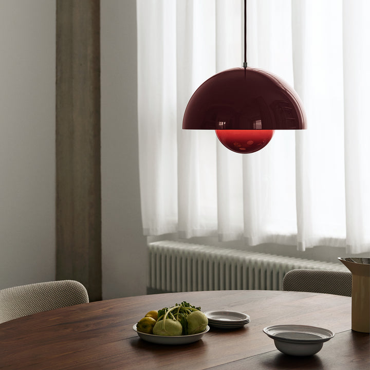 &tradition | flowerpot VP7 pendant lamp | dark plum 37cm