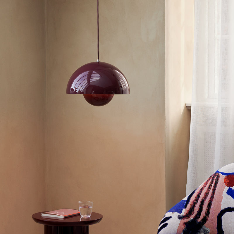 &tradition | flowerpot VP7 pendant lamp | dark plum