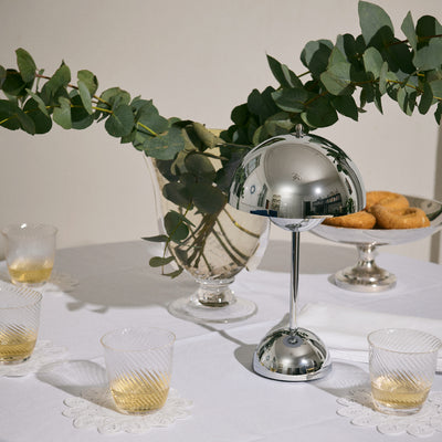 &tradition | flowerpot VP9 portable lamp | chrome