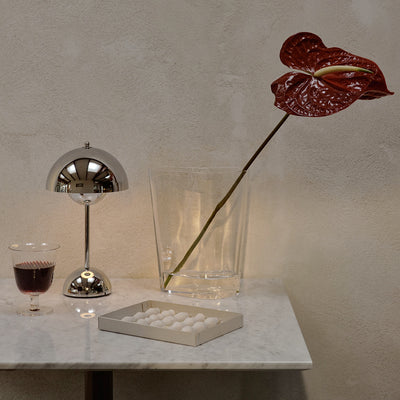 &tradition | flowerpot VP9 portable lamp | chrome