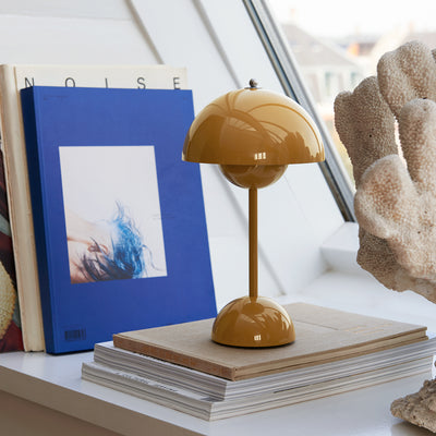 &tradition | flowerpot VP9 portable lamp | mustard