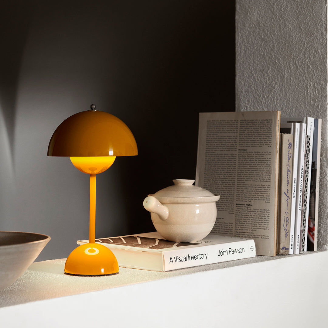 &tradition | flowerpot VP9 portable lamp | mustard