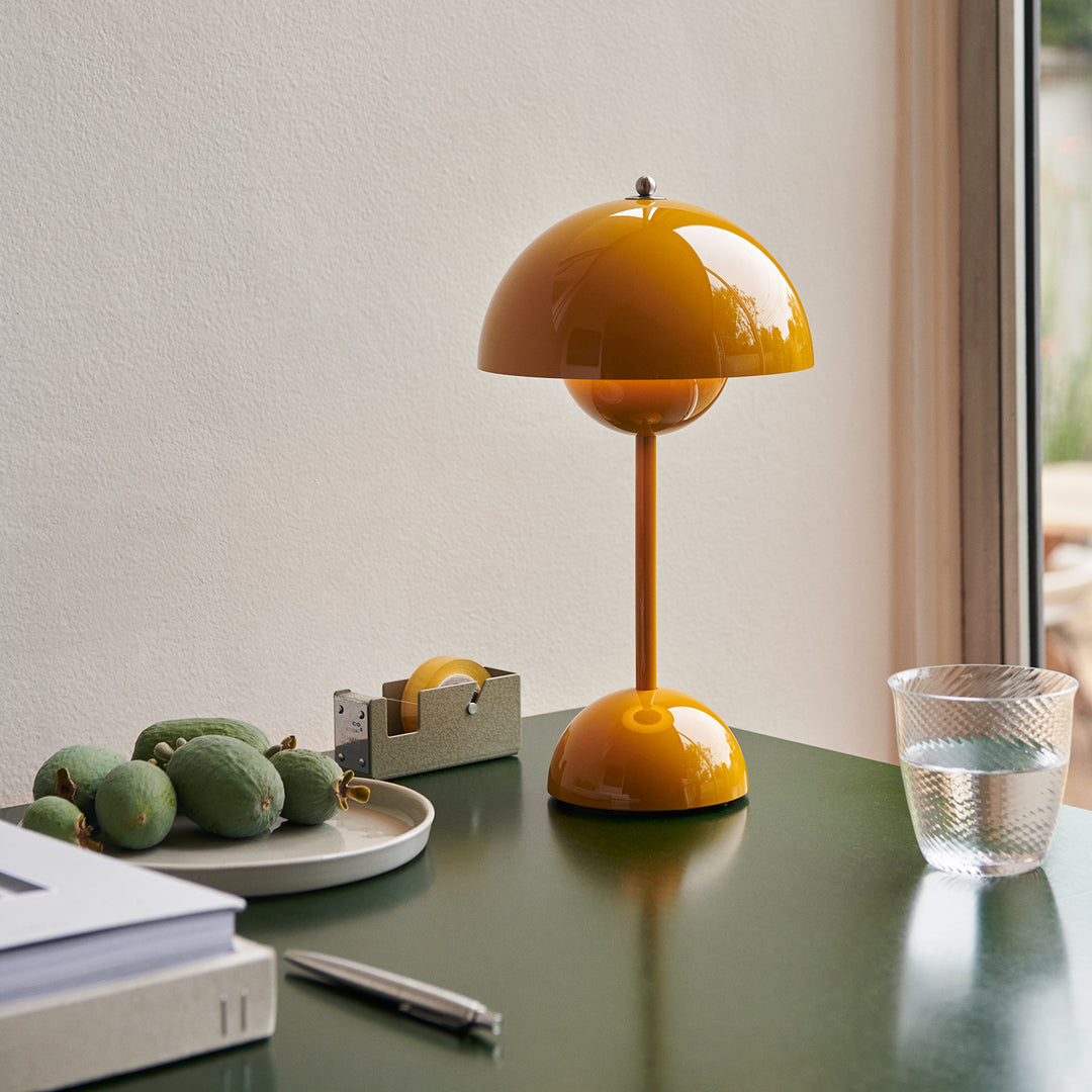 &tradition | flowerpot VP9 portable lamp | mustard