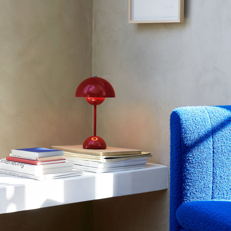 &tradition | flowerpot VP9 portable lamp | vermillon red