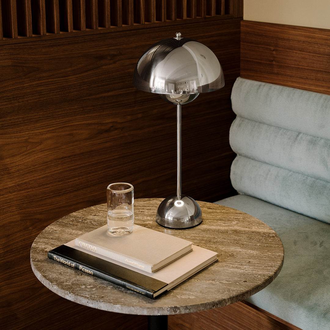 &tradition | flowerpot VP3 table lamp | chrome