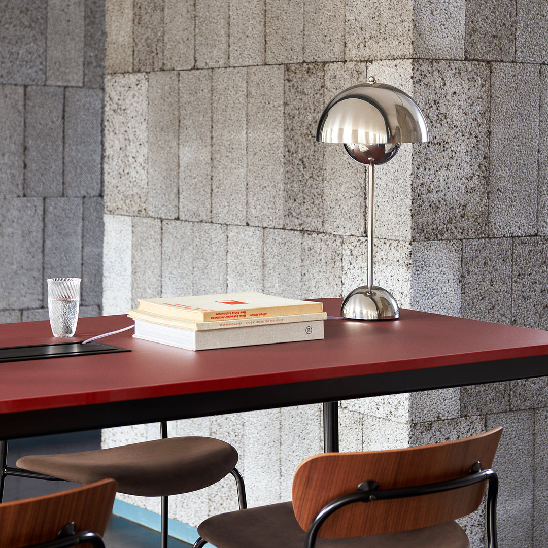 &tradition | flowerpot VP3 table lamp | chrome