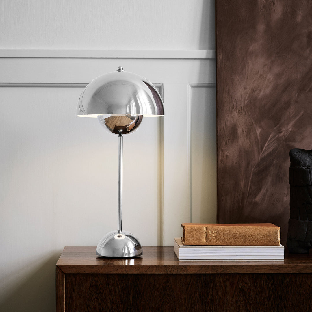 &tradition | flowerpot VP3 table lamp | chrome