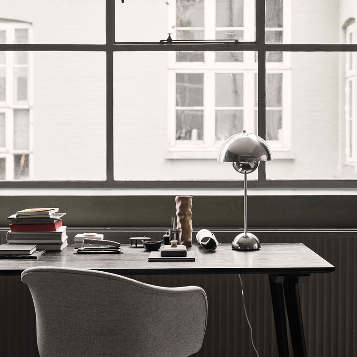 &tradition | flowerpot VP3 table lamp | chrome