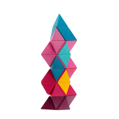 trido | magnetic art blocks | flamingo large