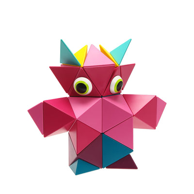 trido | magnetic art blocks | flamingo large