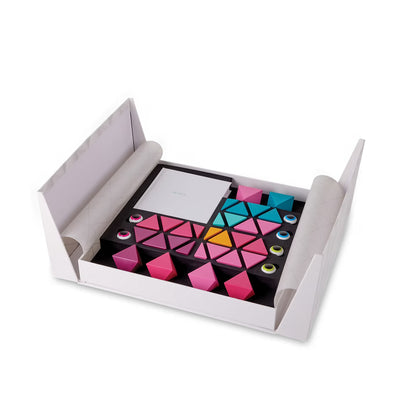 trido | magnetic art blocks | flamingo large