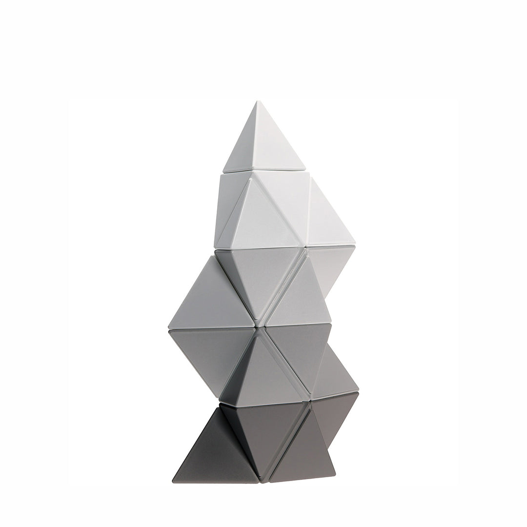 trido | magnetic art blocks | greyscale medium - LC
