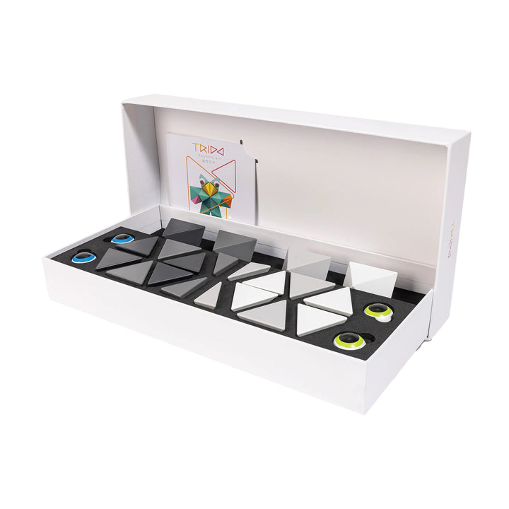 trido | magnetic art blocks | greyscale medium - LC