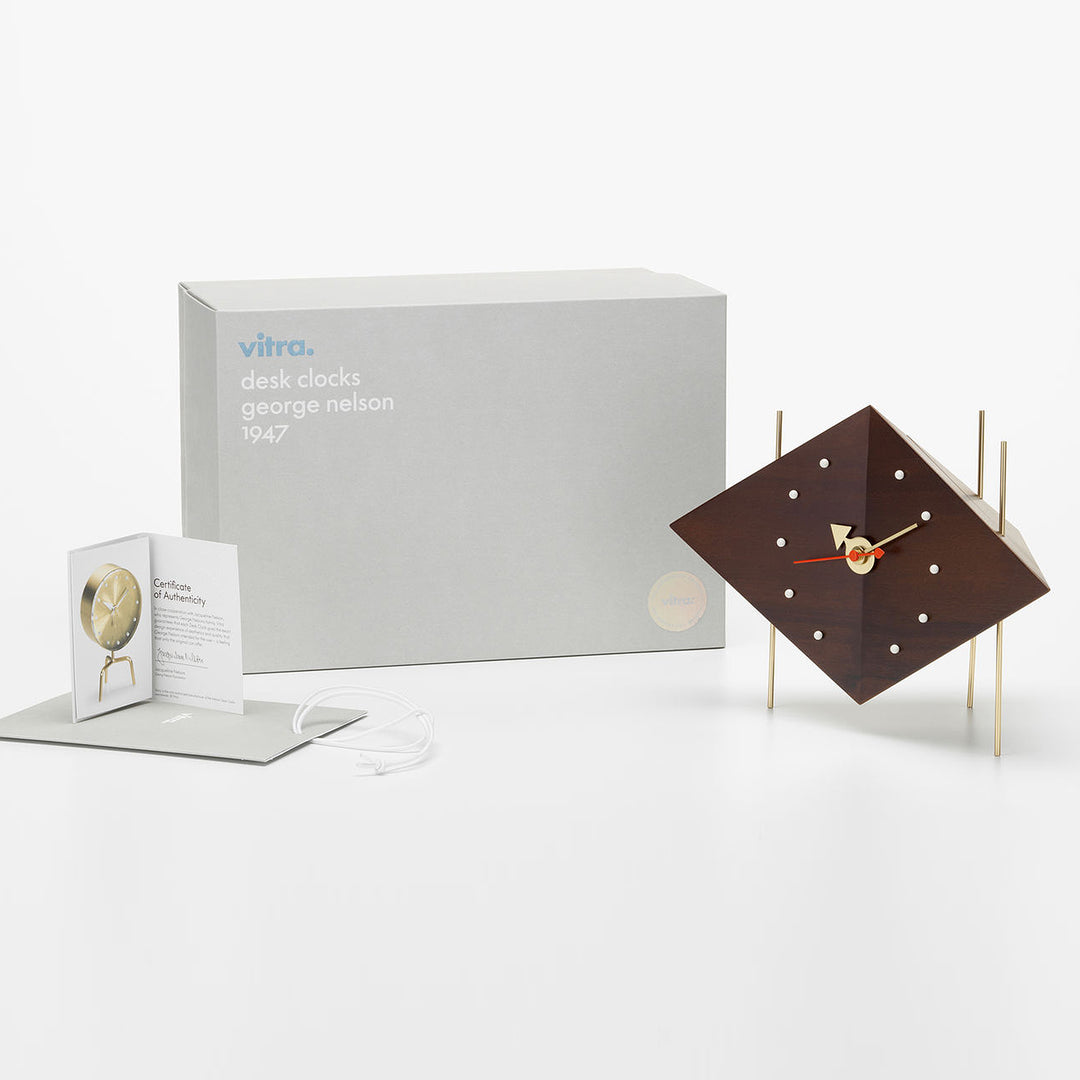 vitra | george Nelson desk clock | diamond clock