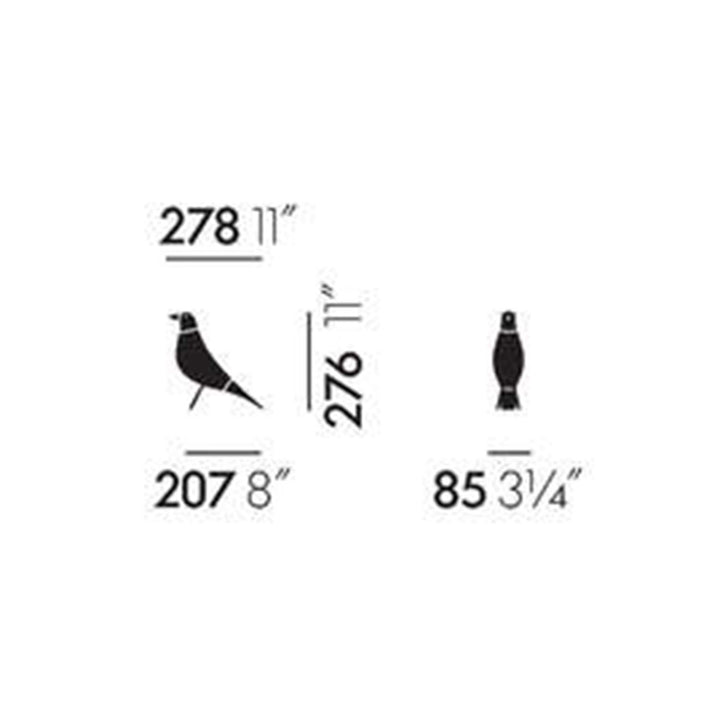 vitra | eames house bird | black alder - DC