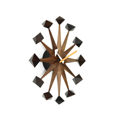vitra | george nelson polygon clock | walnut