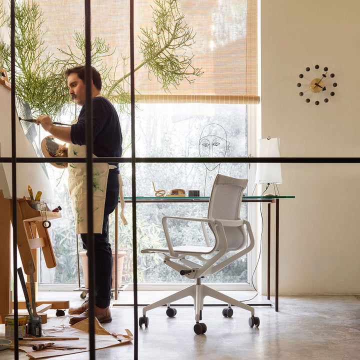 vitra | george nelson ball clock | black + brass