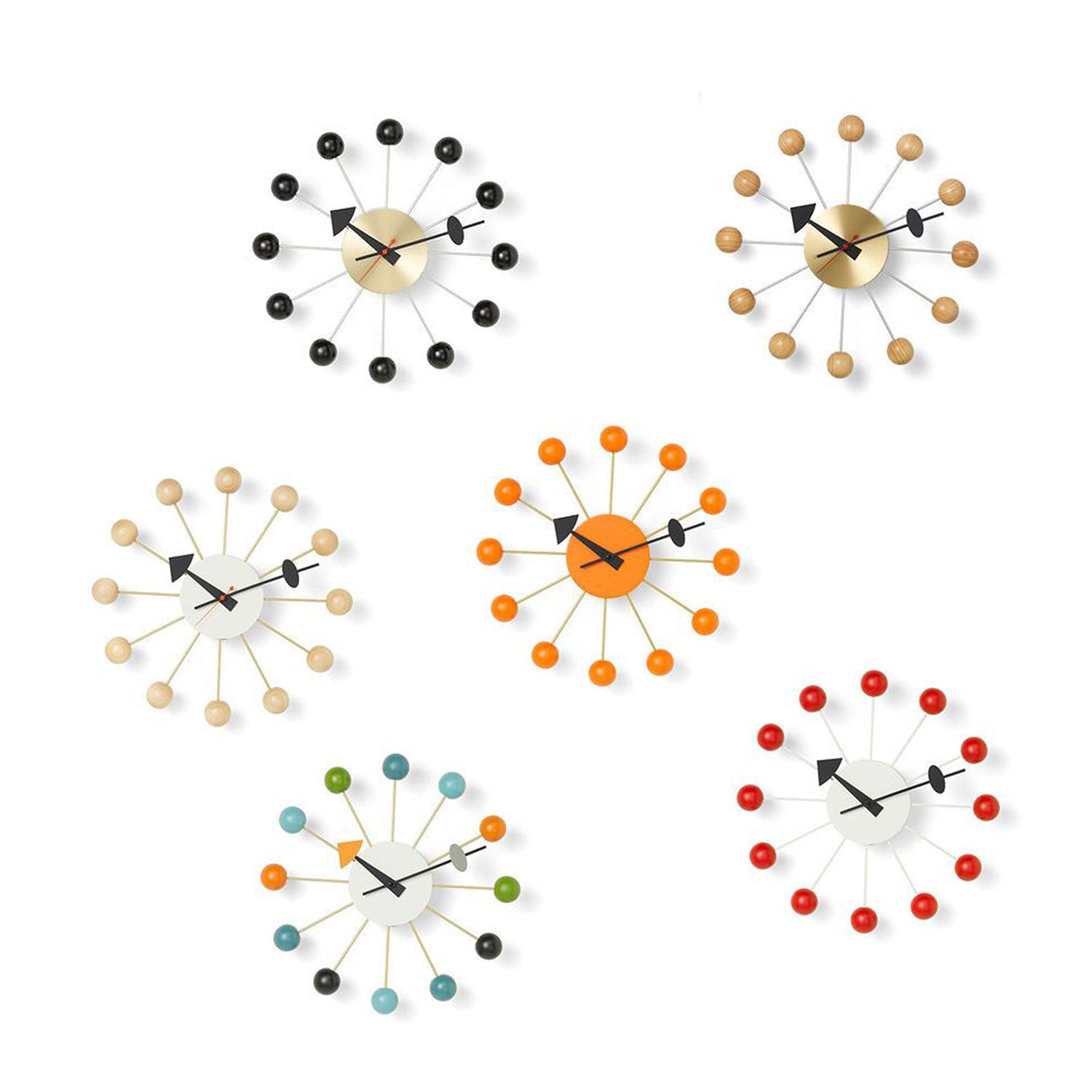 vitra | george nelson ball clock | red – top3 by design
