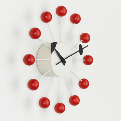 vitra | george nelson ball clock | red