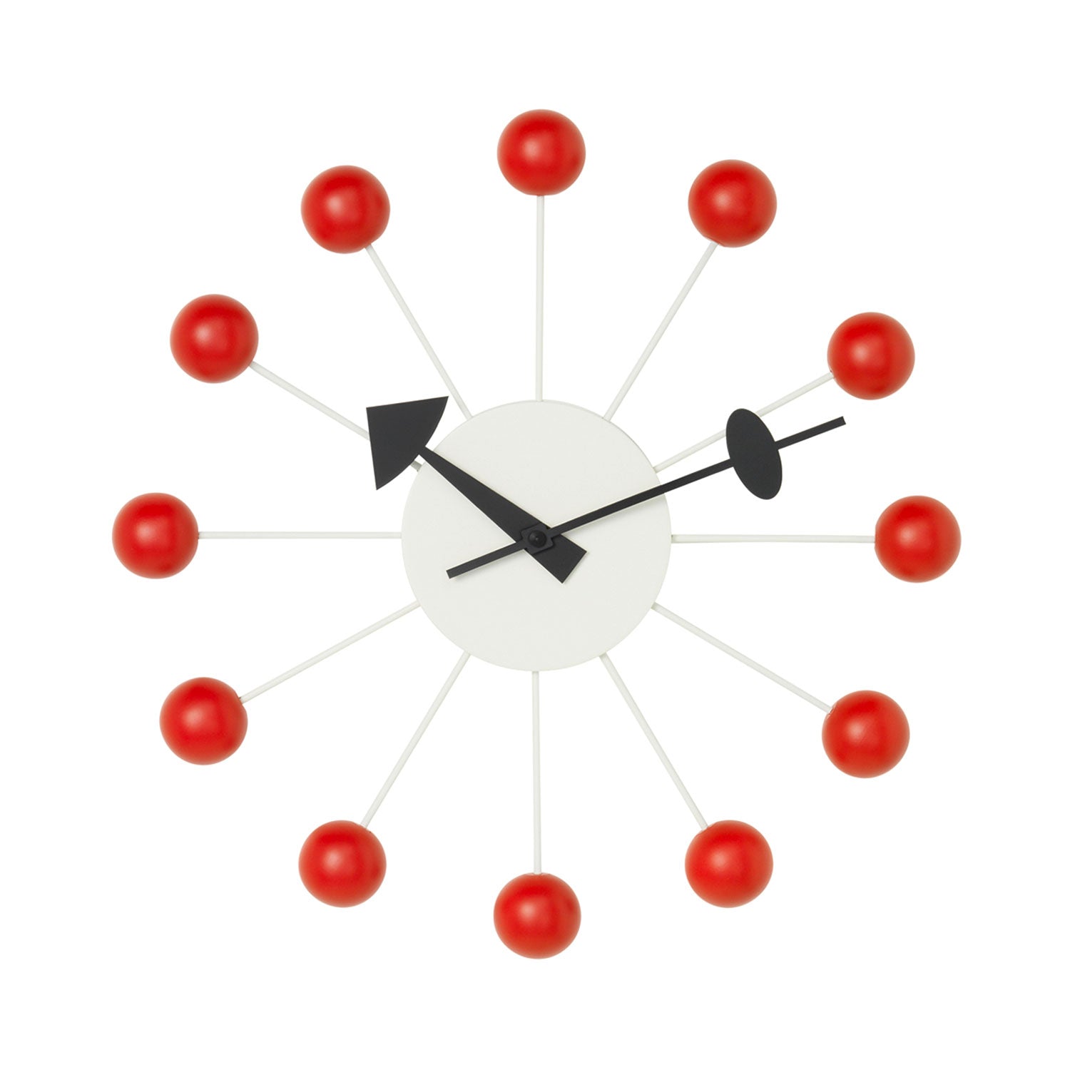 インテリア時計 Vitra e Nelson Ball Clock Red vitra | george nelson ball clock | red – top3 by design
