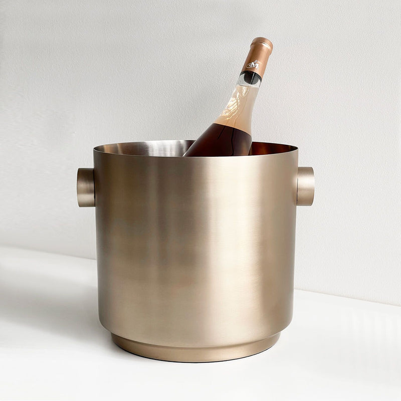 xlboom | rondo wine bucket | soft copper + steel