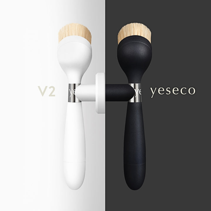 yeseco | one brush V2 | suction stand | white