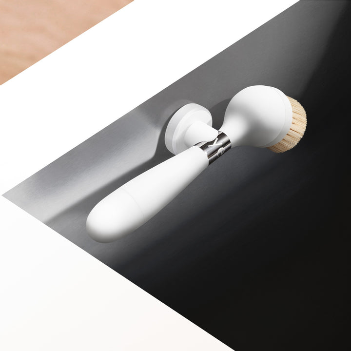yeseco | one brush V2 | suction stand | white