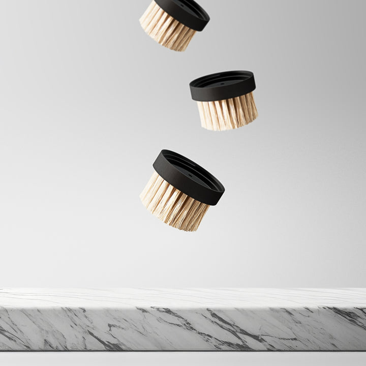 yeseco | replacement brush head V2 | set of 3 | black