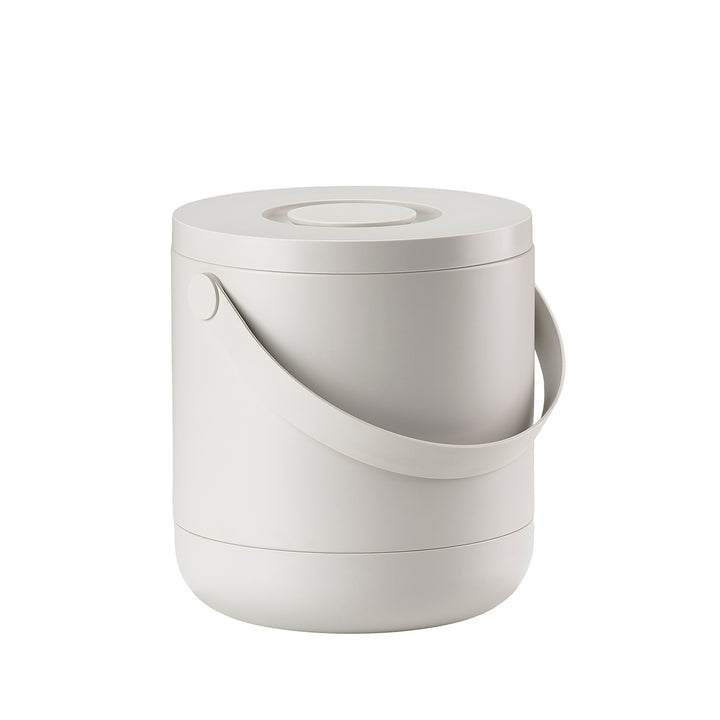 zone denmark | circular waste bin | warm grey 15 litre ~ DC