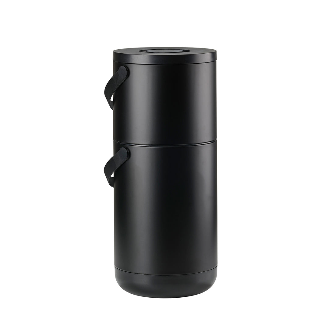 zone denmark | circular waste bin set | black - LC