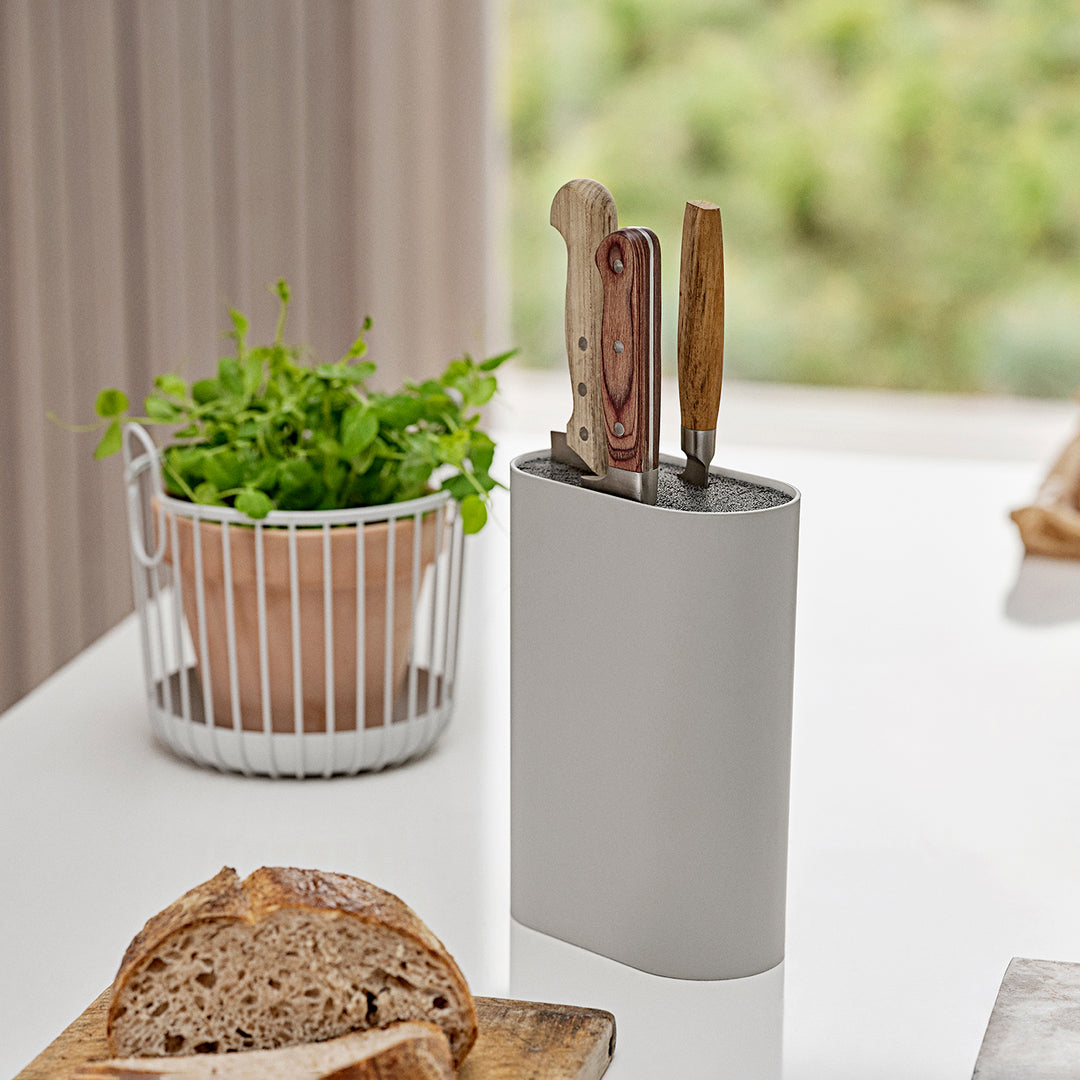 zone denmark | singles knife block | warm grey