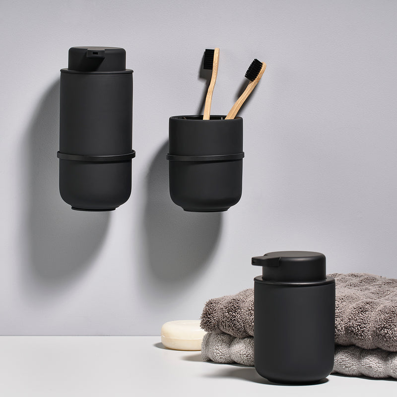 zone denmark | ume toothbrush mug | black